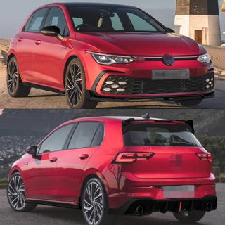 Carbon FullSet virsbūves komplekts (GTI & R EU HB 2019-2024), oglekļa šķiedra foto 2