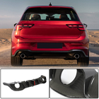 Volkswagen Golf 8 2019– Aizmugurējā bampera difuzors (GTI HB, dry carbon) foto 1