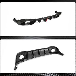 Aizmugurējā bampera difuzors (GTI HB, dry carbon) foto 4