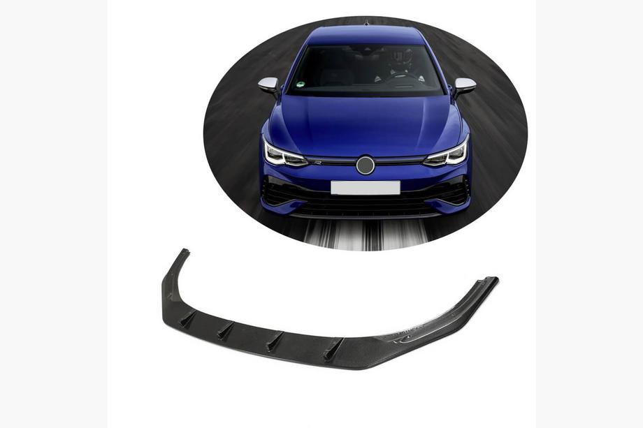 Volkswagen Golf 8 2019– Priekšējā bufera lūpa Lip (R HB 2019-2024, oglekļa šķiedra) Image