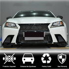Lexus GS 2011–2020 Priekšējā bampera uzlikas (F-Sport 2011-2015, oglekļa šķiedra) foto 3