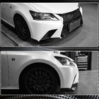 Lexus GS 2011–2020 Priekšējā bampera uzlikas (F-Sport 2011-2015, oglekļa šķiedra) foto 4