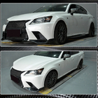 Lexus GS 2011–2020 Priekšējā bampera uzlikas (F-Sport 2011-2015, oglekļa šķiedra) foto 5