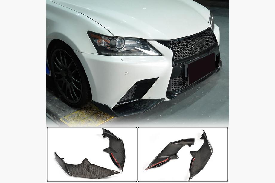 Lexus GS 2011–2020 Priekšējā bampera uzlikas (F-Sport 2011-2015, oglekļa šķiedra) Image