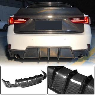 Aizmugurējā bufera difuzors V1 (Base/F-Sport 2013-2016, oglekļa šķiedra) Lexus IS 2013– foto 1