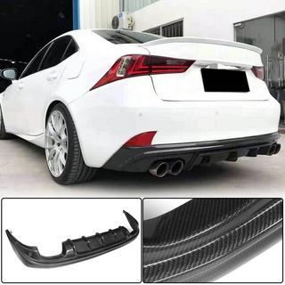 Aizmugurējā bufera difuzors V2 (Base/F-Sport 2013-2016, oglekļa šķiedra) Lexus IS 2013– foto 1