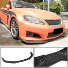 Lexus IS 2005–2013 Priekšējā bampera lūpas uzlika (F 2011-2013, oglekļa šķiedra) foto 1