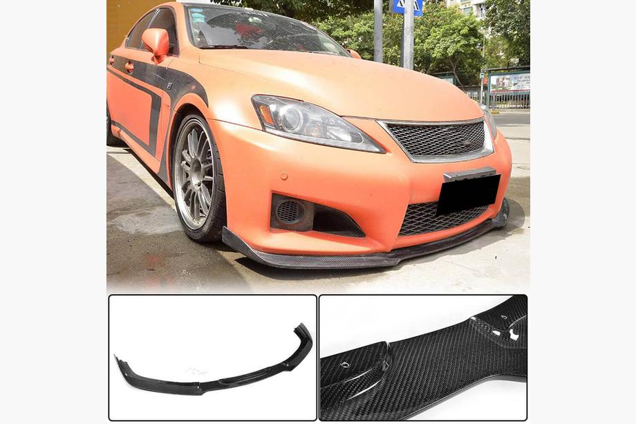 Lexus IS 2005–2013 Priekšējā bampera lūpas uzlika (F 2011-2013, oglekļa šķiedra) Image