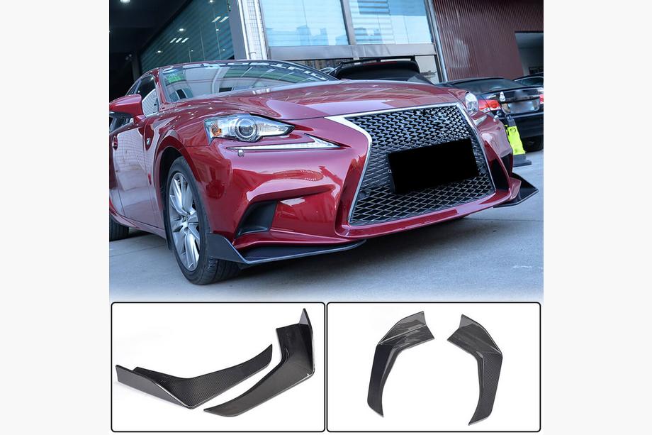Lexus IS 2013– Priekšējā bufera uzlikas Flap (F-Sport 2013-2016, oglekļa šķiedra) Image