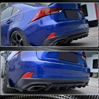 Aizmugurējā bufera difuzors (Base/F-Sport 2016-2020, oglekļa šķiedra) Lexus IS 2013– foto 1