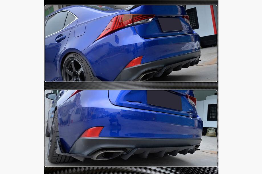 Lexus IS 2013– Aizmugurējā bufera difuzors (Base/F-Sport 2016-2020, oglekļa šķiedra) Image