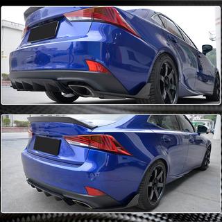 Aizmugurējā bufera uzlikas (Base/F-Sport 2016-2020, karbon) Lexus IS 2013– foto 4
