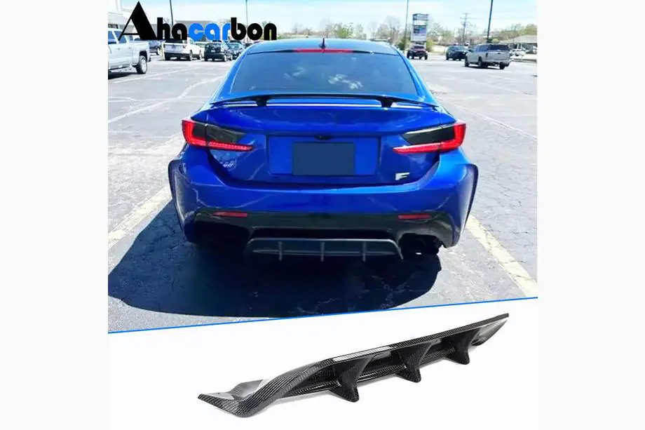 Lexus RC 200t 2014– Aizmugurējā bufera difuzors (RC F 2014-2018, karbons) Image