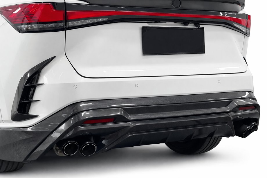 Lexus RX 2022– Aizmugurējā bampera uzlika (oglekļa šķiedra) Image
