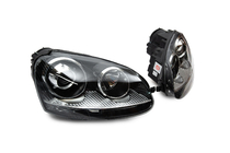 Volkswagen Golf 5 2003–2009 Priekšējie lukturi ar projektorlēcu Black (2 gab.) foto 3