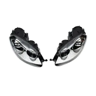 Priekšējie lukturi ar projektorlēcu Black (2 gab.) Volkswagen Golf 5 2003–2009 foto 4