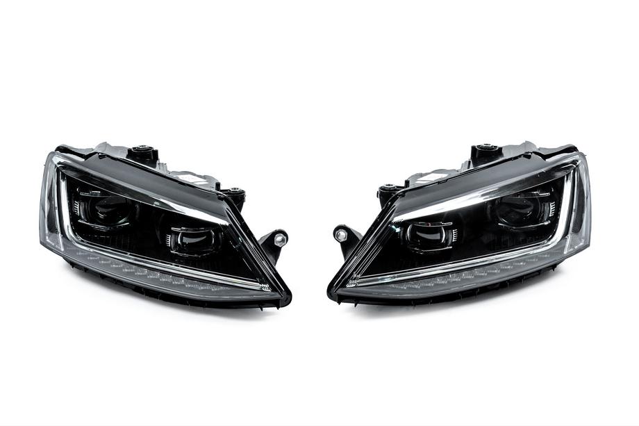 Volkswagen Jetta 2011–2018 Priekšējie lukturi Full LED (bez vadības blokiem, 2 gab.) Image