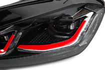 Volkswagen Golf 7/E-Golf 2012–2020 Priekšējie lukturi Red (2012-2017, 2 gab.) foto 5