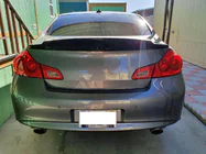 Infiniti G25/G35/37 (V36/CV36) 2006–2015 SD V2 spoilers (G37 2009-2013, G25 2011-2012, oglekļa šķiedra) foto 2