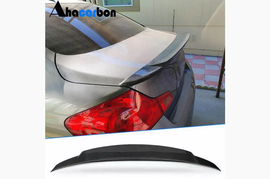 Infiniti G25/G35/37 (V36/CV36) 2006–2015 SD V2 spoilers (G37 2009-2013, G25 2011-2012, oglekļa šķiedra) Image