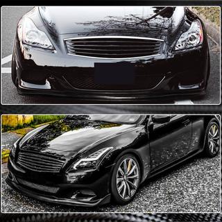 Priekšējā bufera lūpa (G37 Coupe 2009-2013, oglekļa šķiedra) foto 3