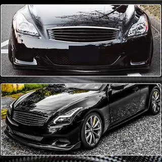 Priekšējā bufera lūpa (G37 Coupe 2009-2013, oglekļa šķiedra) Infiniti G25/G35/37 (V36/CV36) 2006–2015 foto 3