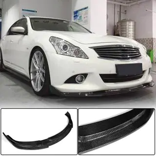 Priekšējā bampera lūpa Lip (G37 SD 2009-2013, oglekļa šķiedra) Infiniti G25/G35/37 (V36/CV36) 2006–2015 foto 1