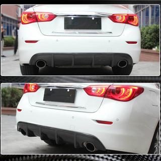 Aizmugurējā bufera difuzors V1 (Q50 Base/Sport 2014-2017, karbon) Infiniti Q50/Q60 2013–2024 foto 3