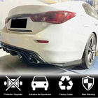 Infiniti Q50/Q60 2013–2024 Karbona aizmugurējā bufera uzlikas (Q50 Base/Sport 2014-2017) foto 2