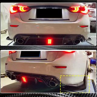 Karbona aizmugurējā bufera uzlikas (Q50 Base/Sport 2014-2017) Infiniti Q50/Q60 2013–2024 foto 3