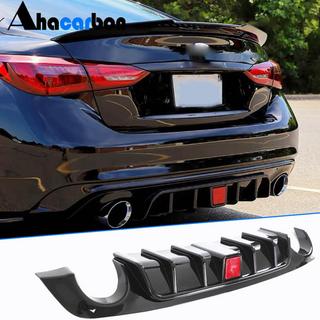 Aizmugurējā bufera difuzors V1 (Q50 Base/Sport 2018-2023) Infiniti Q50/Q60 2013–2024 foto 1