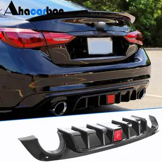 Aizmugurējā bufera difuzors V1 (Q50 Base/Sport 2018-2023) foto 1