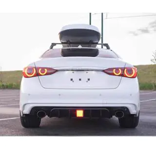 Aizmugurējā bufera difuzors V1 (Q50 Base/Sport 2018-2023) foto 2