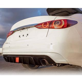 Aizmugurējā bufera difuzors V1 (Q50 Base/Sport 2018-2023) Infiniti Q50/Q60 2013–2024 foto 3