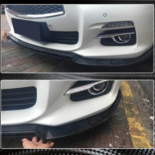 Priekšējā bampera lūpa Lip V2 (Q50 Base 2014-2017, oglekļa šķiedra) Infiniti Q50/Q60 2013–2024 foto 2