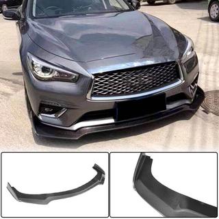 Priekšējā bufera lūpa Lip V1 (Q50 Base 2018-2023, oglekļa šķiedra) Infiniti Q50/Q60 2013–2024 foto 2