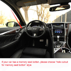 Infiniti Q50/Q60 2013–2024 Oglekļa šķiedras salona ieliktņi (Q50) foto 8