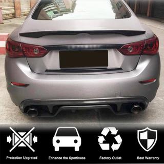 Aizmugurējā bampera difuzors V3 (Q50 Base/Sport 2014-2017, oglekļa šķiedra) Infiniti Q50/Q60 2013–2024 foto 2