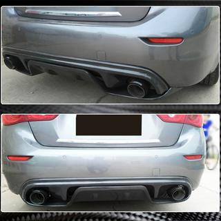 Aizmugurējā bampera difuzors V3 (Q50 Base/Sport 2014-2017, oglekļa šķiedra) Infiniti Q50/Q60 2013–2024 foto 3