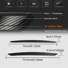 Infiniti Q50/Q60 2013–2024 Oglekļa šķiedras bagāžnieka vāka uzlikas (Q50 Base/Sport 2014-2017, Carbon) foto 5