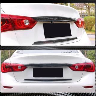 Oglekļa šķiedras bagāžnieka vāka uzlikas (Q50 Base/Sport 2014-2017, Carbon) Infiniti Q50/Q60 2013–2024 foto 4