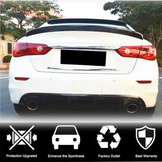 Spoileris V3 (Q50, oglekļa šķiedra) Infiniti Q50/Q60 2013–2024 foto 2
