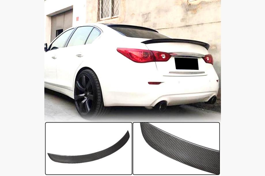 Infiniti Q50/Q60 2013–2024 Spoileris V3 (Q50, oglekļa šķiedra) Image