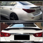 Infiniti Q50/Q60 2013–2024 Spoileris V4 (Q50, oglekļa šķiedra) foto 4