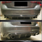 Infiniti Q50/Q60 2013–2024 Aizmugurējā bampera difuzors V2 (Q50 Base/Sport 2018-2023, oglekļa šķiedra) foto 4