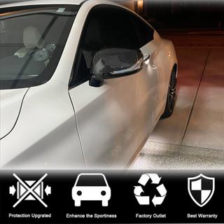 Spoguļu uzlikas V1 (Oglekļa šķiedra) Infiniti Q50/Q60 2013–2024 foto 2