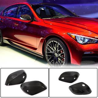 Spoguļu uzlikas V2 (oglekļa šķiedra) Infiniti Q50/Q60 2013–2024 foto 2
