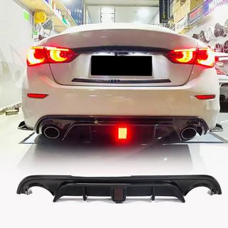 V4 aizmugurējā bampera difuzors (Q50 Base/Sport 2014-2017, oglekļa šķiedra) Infiniti Q50/Q60 2013–2024 foto 1