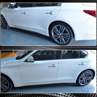 Sānu sliekšņi V2 (Q50, oglekļa šķiedra) Infiniti Q50/Q60 2013–2024 foto 3