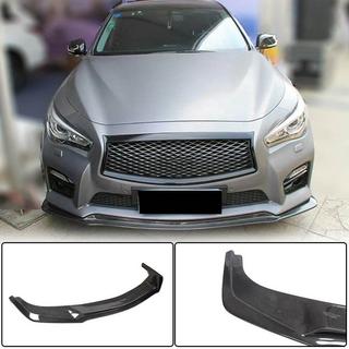 Priekšējā bufera lūpa Lip V1 (Q50 Sport 2014-2017, oglekļa šķiedra) Infiniti Q50/Q60 2013–2024 foto 1